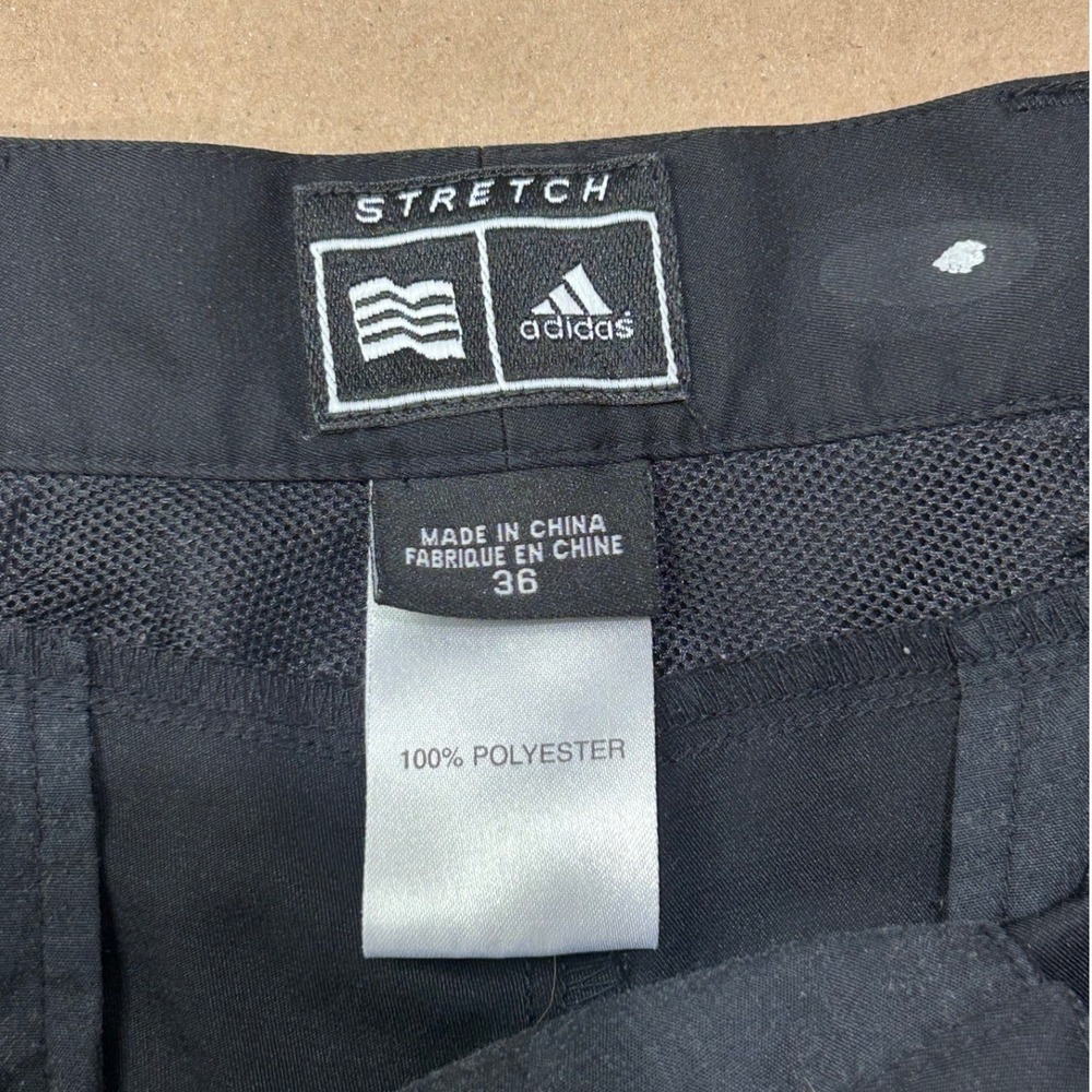Adidas Black Golf Shorts Y2K Mens 36 AE7002 - Picture 3 of 11